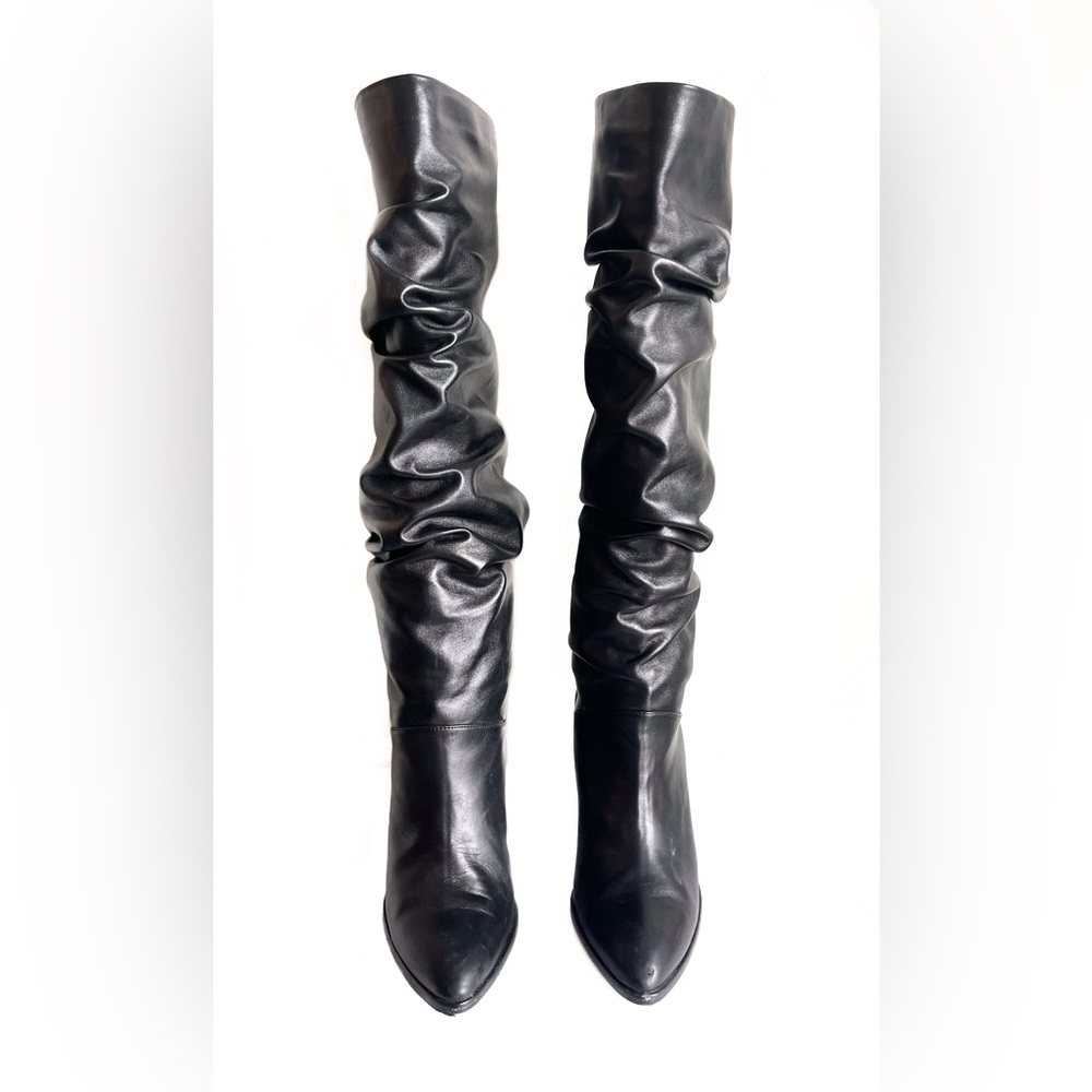 Stuart Weitzman Leather Boot Size 36.5 - image 2
